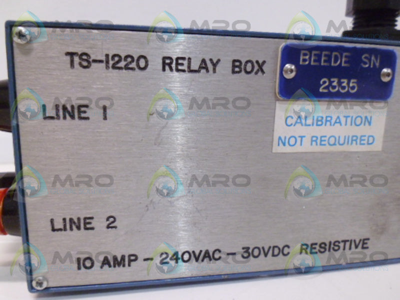 TS-1220 RELAY BPX UNMP