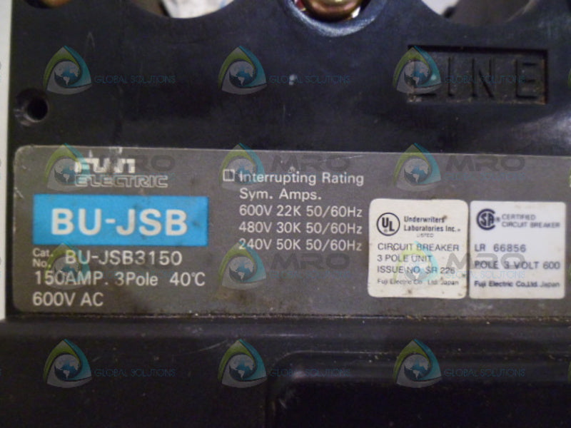 FUJI BU-JSB3150 CIRCIUT BREAKER UNMP