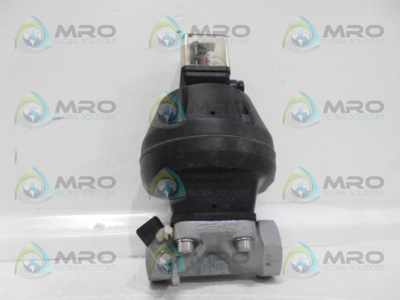 GEMU VALVES PN10 195 PNEUMATIC VALVE UNMP