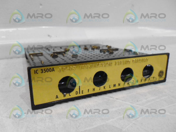 GENERAL ELECTRIC IC3500A190D3 FIRING PC BOARD UNMP