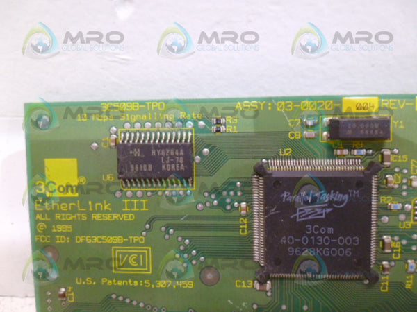 3COM 3C509B-TP0 ETHERLINK NETWORK INTERFACE UNMP