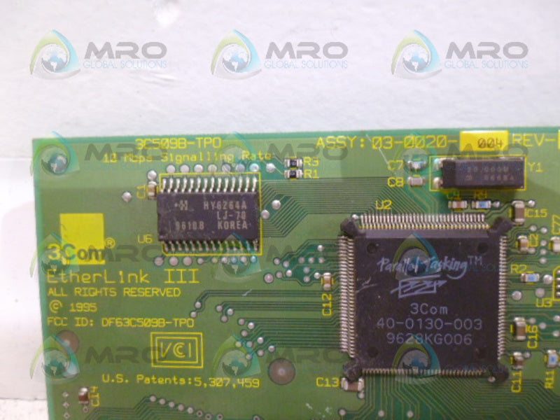 3COM 3C509B-TP0 ETHERLINK NETWORK INTERFACE UNMP