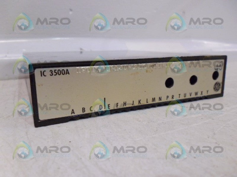 GENERAL ELECTRIC IC3500A190E1  FIRING PC BOARD UNMP