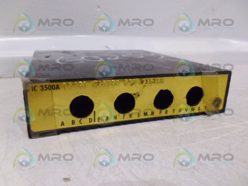 GENERAL ELECTRIC 3500A164E1 MASTER SCREEN FILTER MODULE UNMP