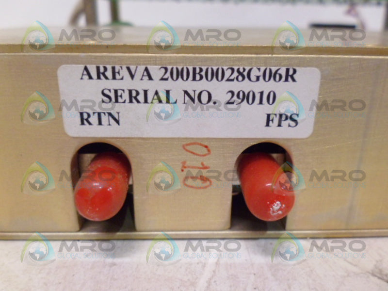 AREVA 200B0028G06R MODULE UNMP
