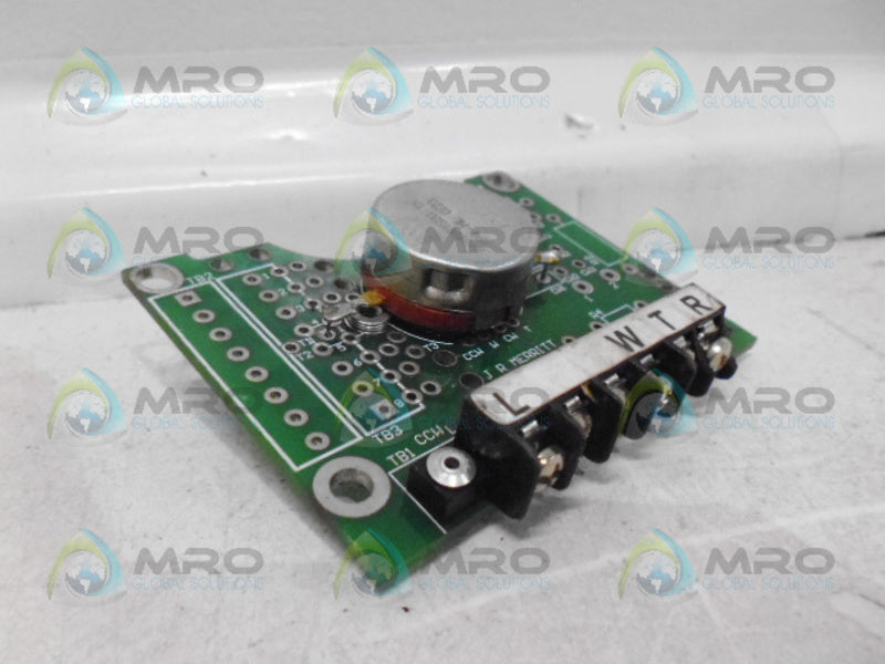 JR MERRITT CONTROLS A40.101.4964 PCB UNMP