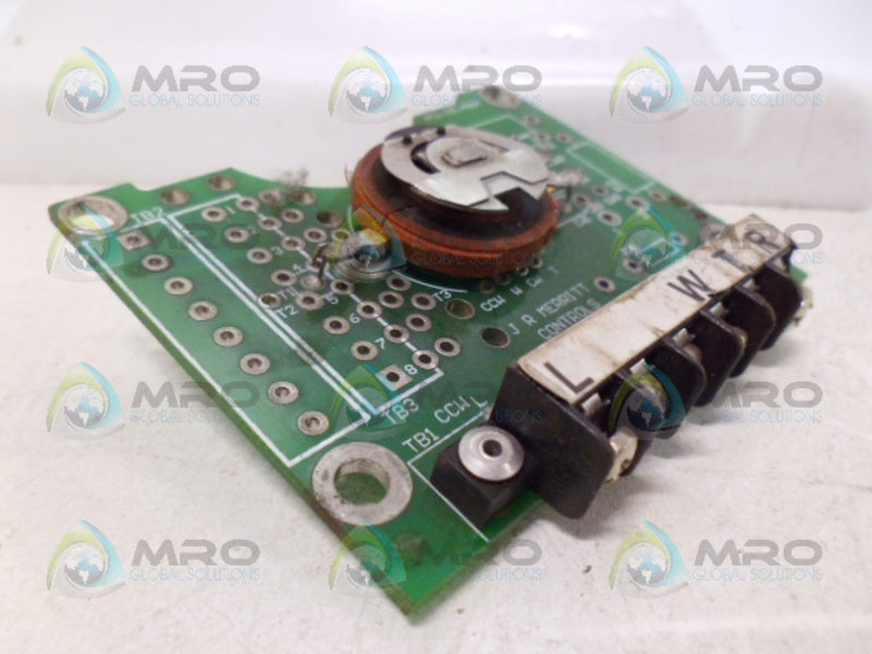 JR MERRITT CONTROLS A40.101.4964 PCB (AS PICTURED) UNMP