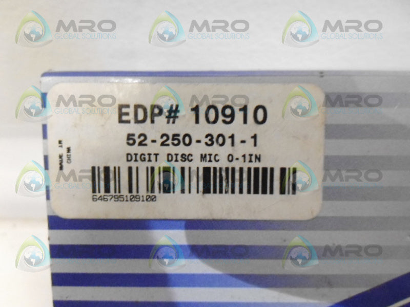 FOWLER 52-250-301-1 DIGIT DISK MICROMASTER NSMP