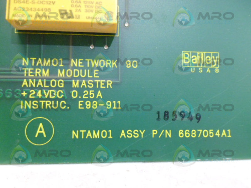 BAILEY NTAM01 TERMINATION UNIT UNMP
