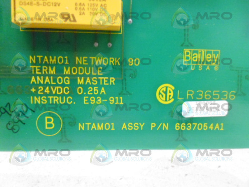 BAILEY NTAM01 TERMINATION UNIT NSNP