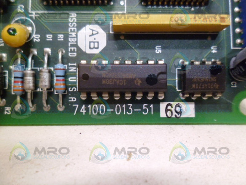 ALLEN BRADLEY 74100-013-51 CIRCUIT BOARD UNMP
