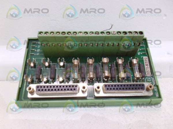 ALLEN BRADLEY 1771-RTP3 REMOTE TERMINATION PANEL UNMP