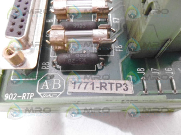 ALLEN BRADLEY 1771-RTP3 REMOTE TERMINATION PANEL UNMP