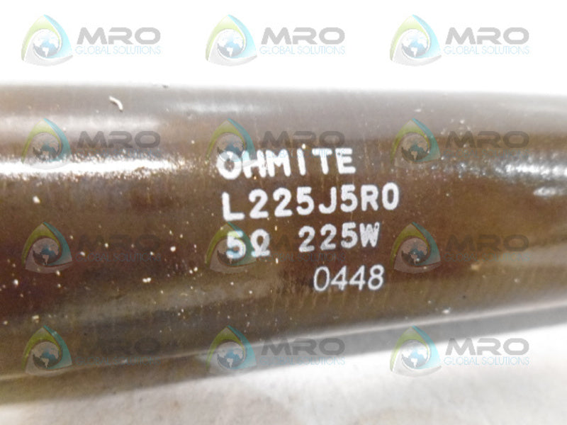OHMITE L225J5R0 RESISTOR 225 WATT NSMP