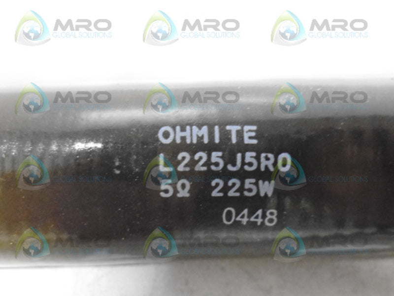 OHMITE L225J5R0 RESISTOR 225 WATT NSNP