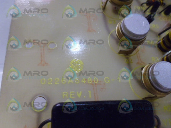 GENERAL ELECTRIC 0226A5480G-1 CIRCUIT BOARD NSNP