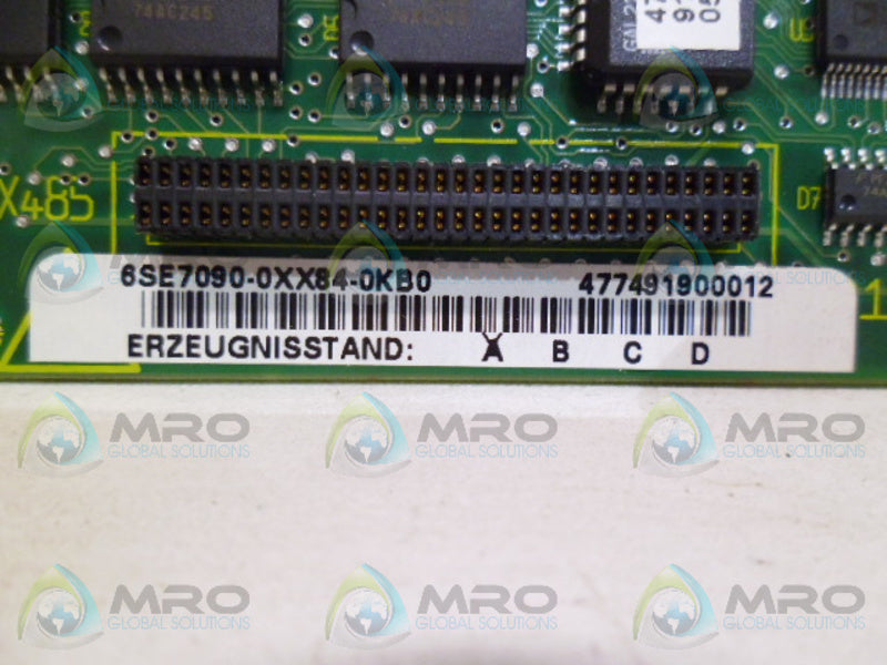 SIEMENS 6SE7090-0XX84-0KB0 EXPANSION MASTERDRIVE BOARD NSNP