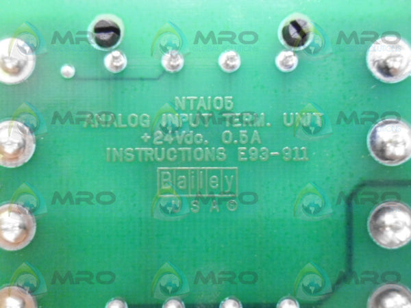 BAILEY NTAI05 ANALOG TERMINATION BOARD NSNP