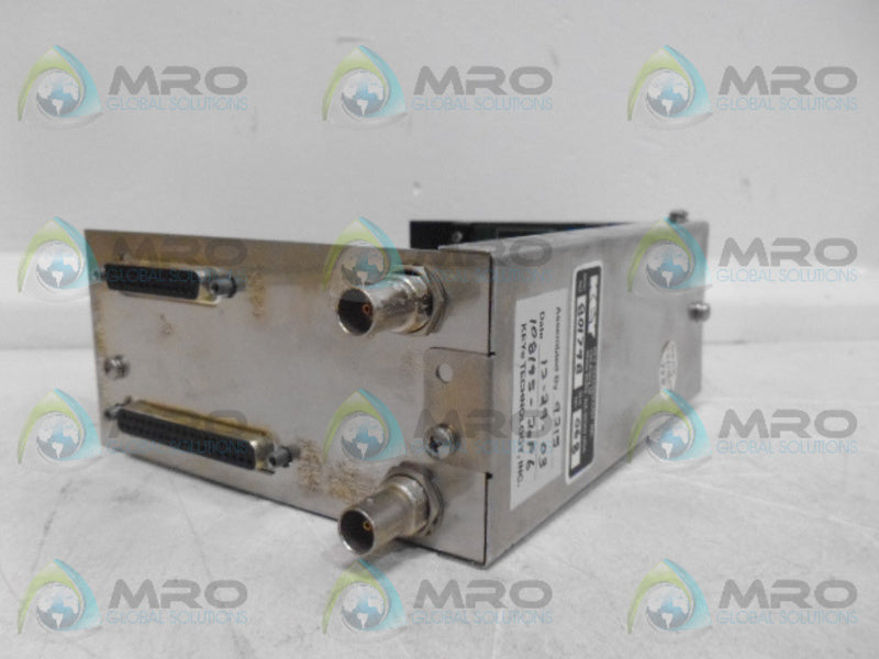 KEY TECHNOLOGY 801798 MONOCRONE CAMERA UNMP