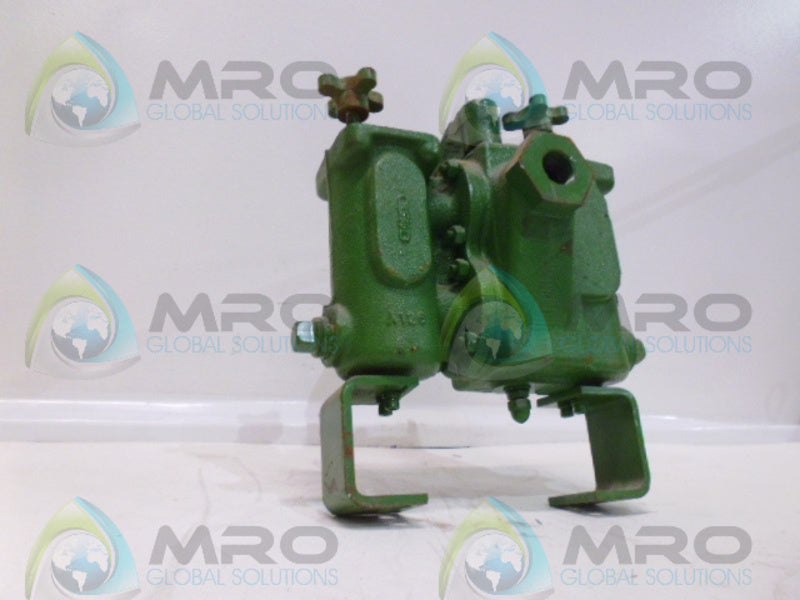 MUELLER 701-SAH DUPLEX STRAINER VALVE .75 200WOG *USED*