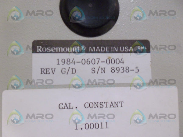 ROSEMOUNT 1984-0607-0004 PC BOARD UNMP
