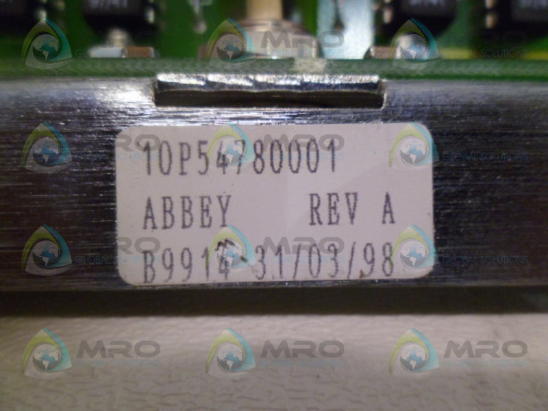 FISHER-ROSEMOUNT 10P52790001 PEERWAY TAP BOX B UNMP
