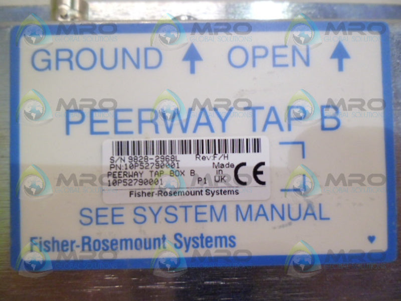 FISHER-ROSEMOUNT 10P52790001 PEERWAY TAP BOX B UNMP