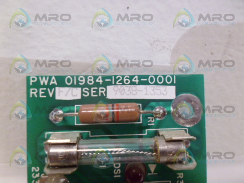 ROSEMOUNT 01984-1264-0001 DC OUTPUT CARD UNMP