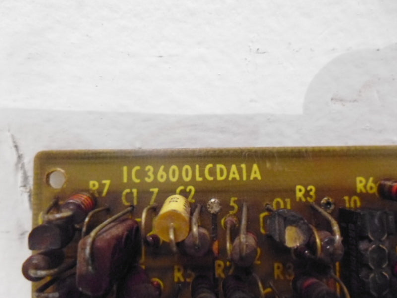 GE FANUC IC3600LCDA1A CLOCK/LOGIC BOARD UNMP