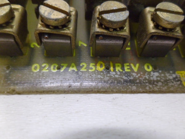 GE FANUC 0207A250 CONTROL BOARD ASSEMBLY UNMP