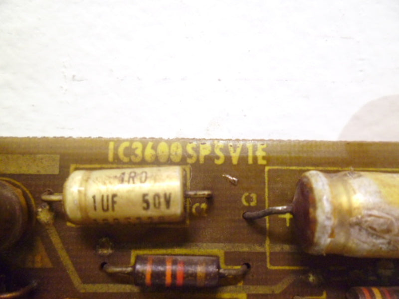 GENERAL ELECTRIC IC3600SPSV1E POWER SUPPLY VOLTAGE MONITOR UNMP