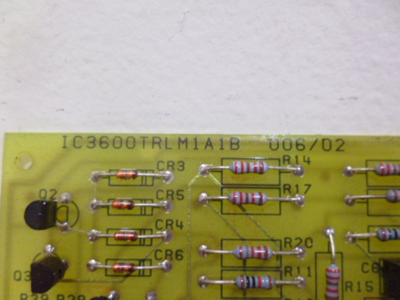 GENERAL ELECTRIC IC3600TRLM1A1B CIRCUIT BOARD UNMP