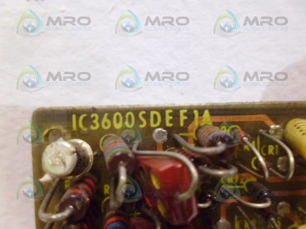 GE FANUC IC3600SDEF1A PC BOARD UNMP