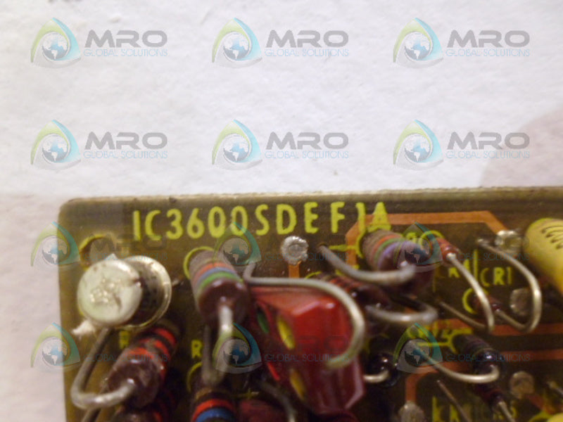 GE FANUC IC3600SDEF1A PC BOARD UNMP