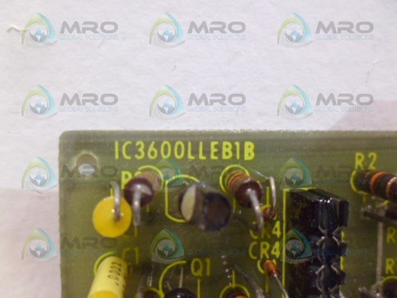 GENERAL ELECTRIC IC3600LLEB1B LOGIC ELEMENT CONTROL BOARD UNMP