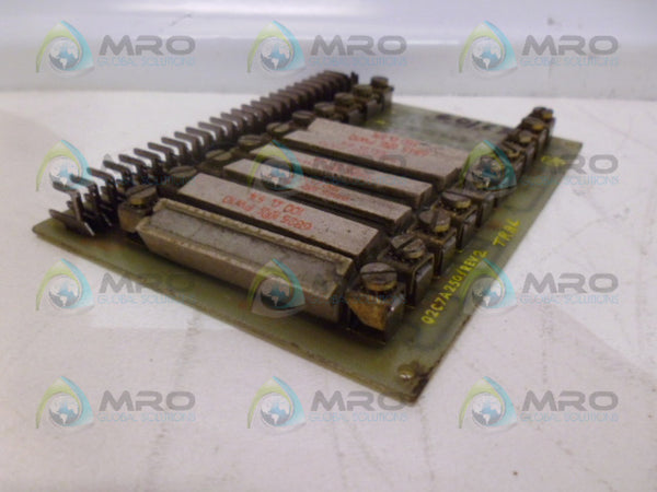 GENERAL ELECTRIC 0207A250 CONTROL BOARD ASSEMBLY UNMP