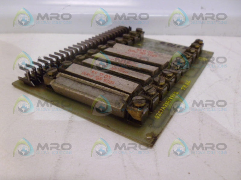 GENERAL ELECTRIC 0207A250 CONTROL BOARD ASSEMBLY UNMP