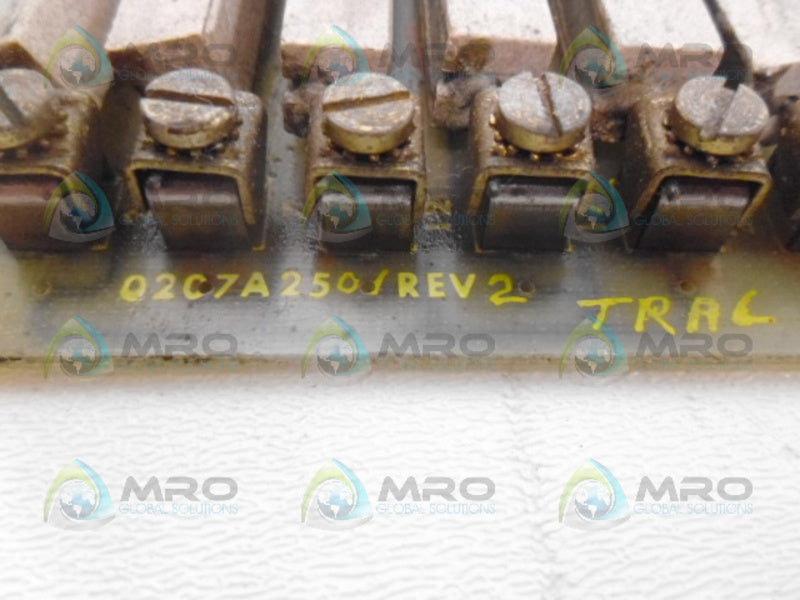 GENERAL ELECTRIC 0207A250 CONTROL BOARD ASSEMBLY UNMP