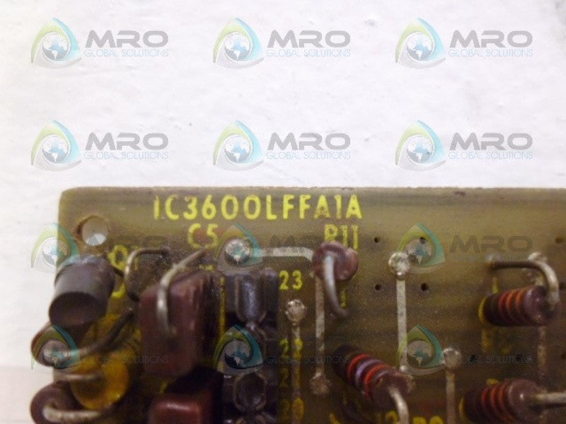 GENERAL ELECTRIC IC3600LFFA1A TIMER FLIP FLOP BOARD UNMP