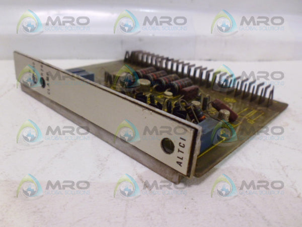 GENERAL ELECTRIC IC3600ALTC1A TURBINE CONTROL BOARD UNMP