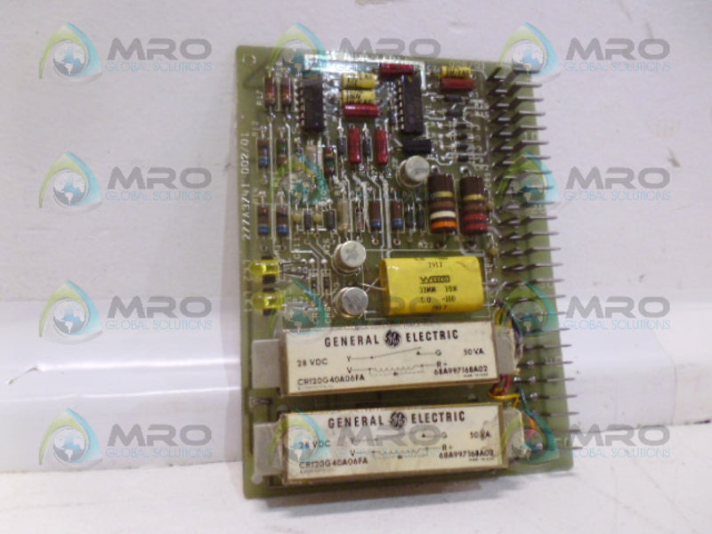 GENERAL ELECTRIC IC3600AVSD1A 006/01 REL BOARD UNMP