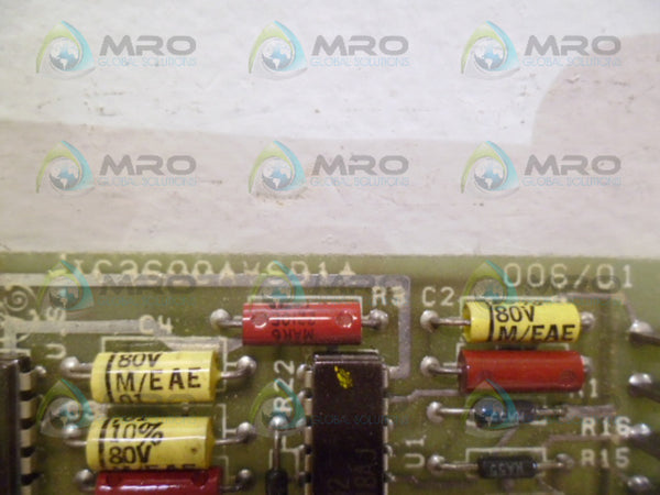 GENERAL ELECTRIC IC3600AVSD1A 006/01 REL BOARD UNMP