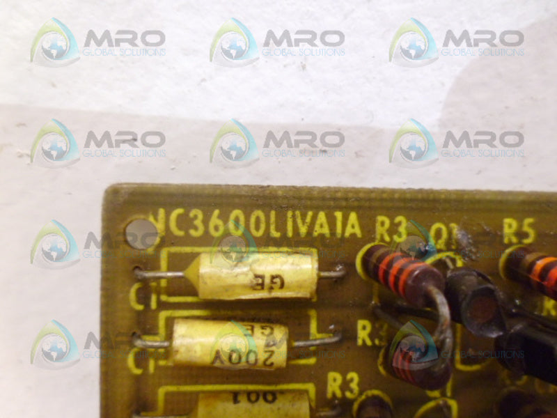 GENERAL ELECTRIC IC3600LIVA1A CIRCUIT BOARD UNMP