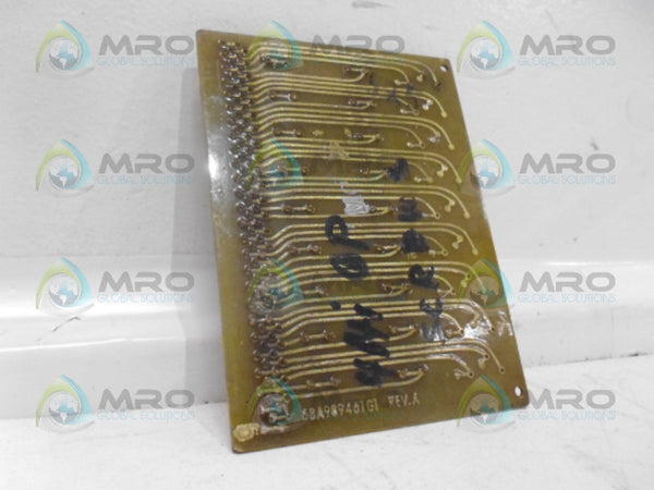 GENERAL ELECTRIC IC3600SCBN1A COMPONENT BOARD ASSEMBLY UNMP
