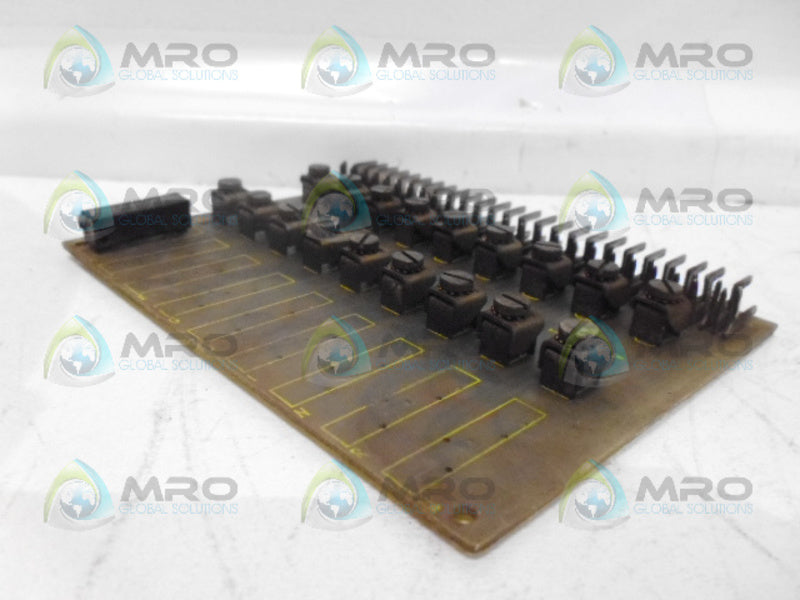 GENERAL ELECTRIC IC3600SCBN1A COMPONENT BOARD ASSEMBLY UNMP