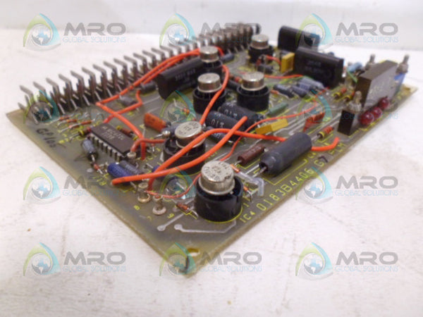GENERAL ELECTRIC 0183B4406-G7 PC BOARD UNMP