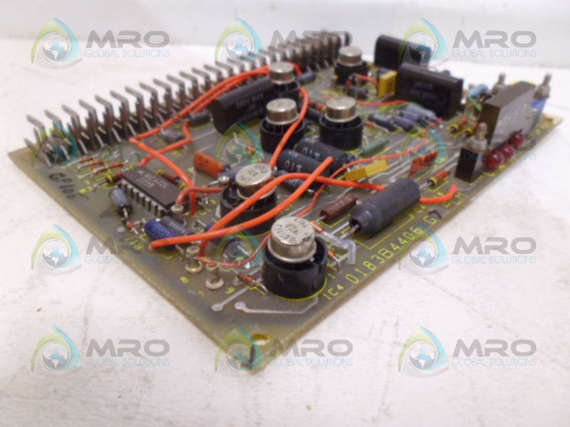GENERAL ELECTRIC 0183B4406-G7 PC BOARD UNMP