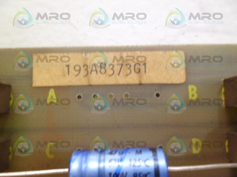 GENERAL ELECTRIC PWB193A373G1 COMPONENT BOARD ASSEMBLY UNMP