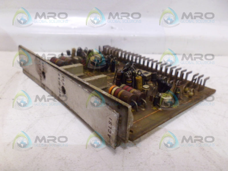 GENERAL ELECTRIC IC3600ACLS1B PC BOARD (AS PICTURED) UNMP