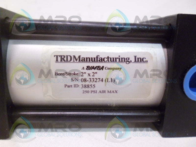 TRD BIMBA 38855 AIR CYLINDER 250PSI *NEW NO BOX*